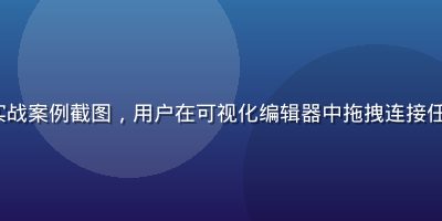 axy 自动化工作流实战案例截图，用户在可视化编辑器中拖拽连接任务节点，操作直观高效